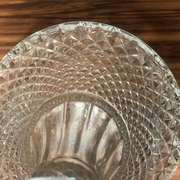 Vintage 50’s High Quality Crystal Glass Ship's Decanter Diamond Cut English - Picture 10 of 15